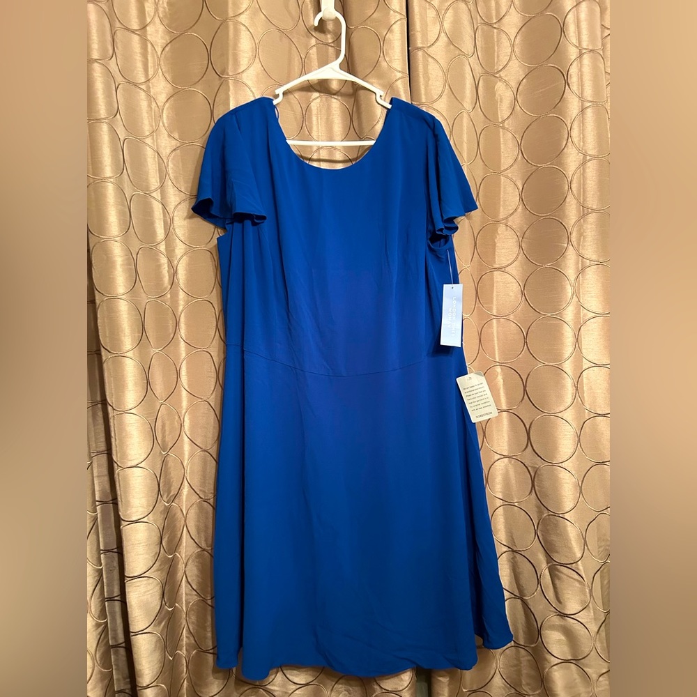 Brand new London Times dress. Blue. Size 20W.